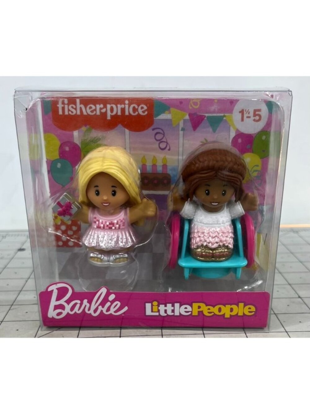 Fisher-Price Little People Barbie Party Figure Pack  2 Characters for Toddlers N